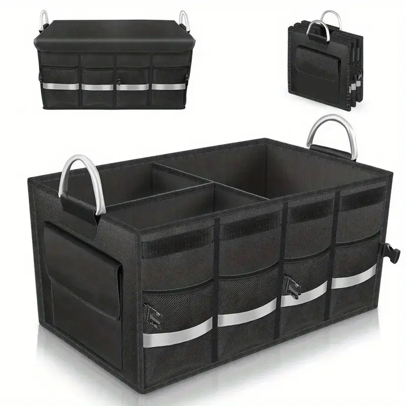 Large Car Boot Organiser Heavy Duty Collapsible