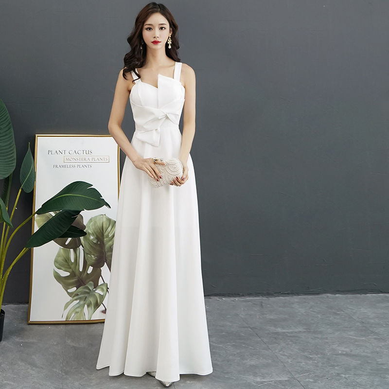 Noble And Fashionable Dress For Birthday Party White - Shop at LoveMi