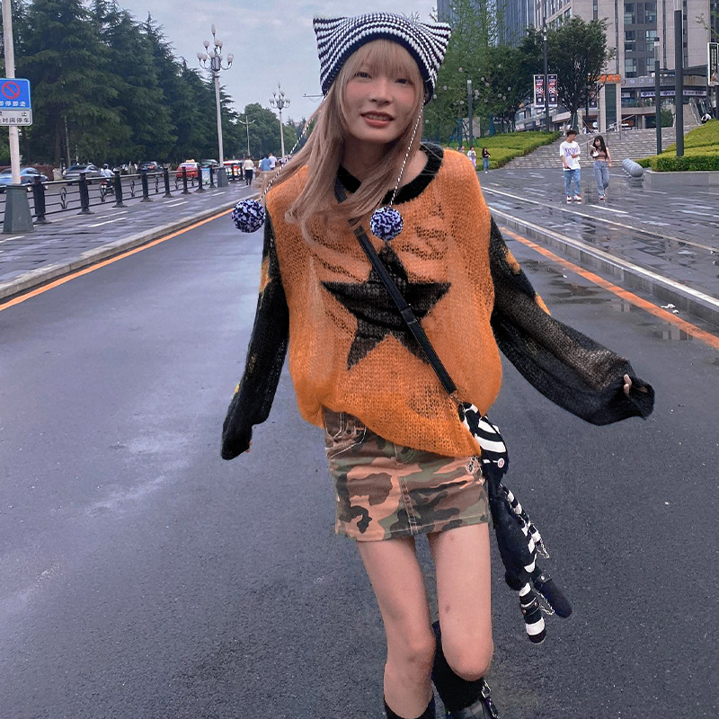 Women's Five-pointed Hollowed Out Top