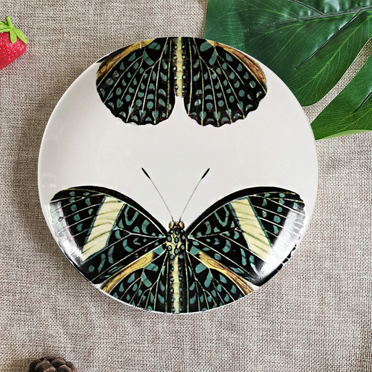 Title 23, Background Wall Ceramic Hanging Plate Wall Deco...