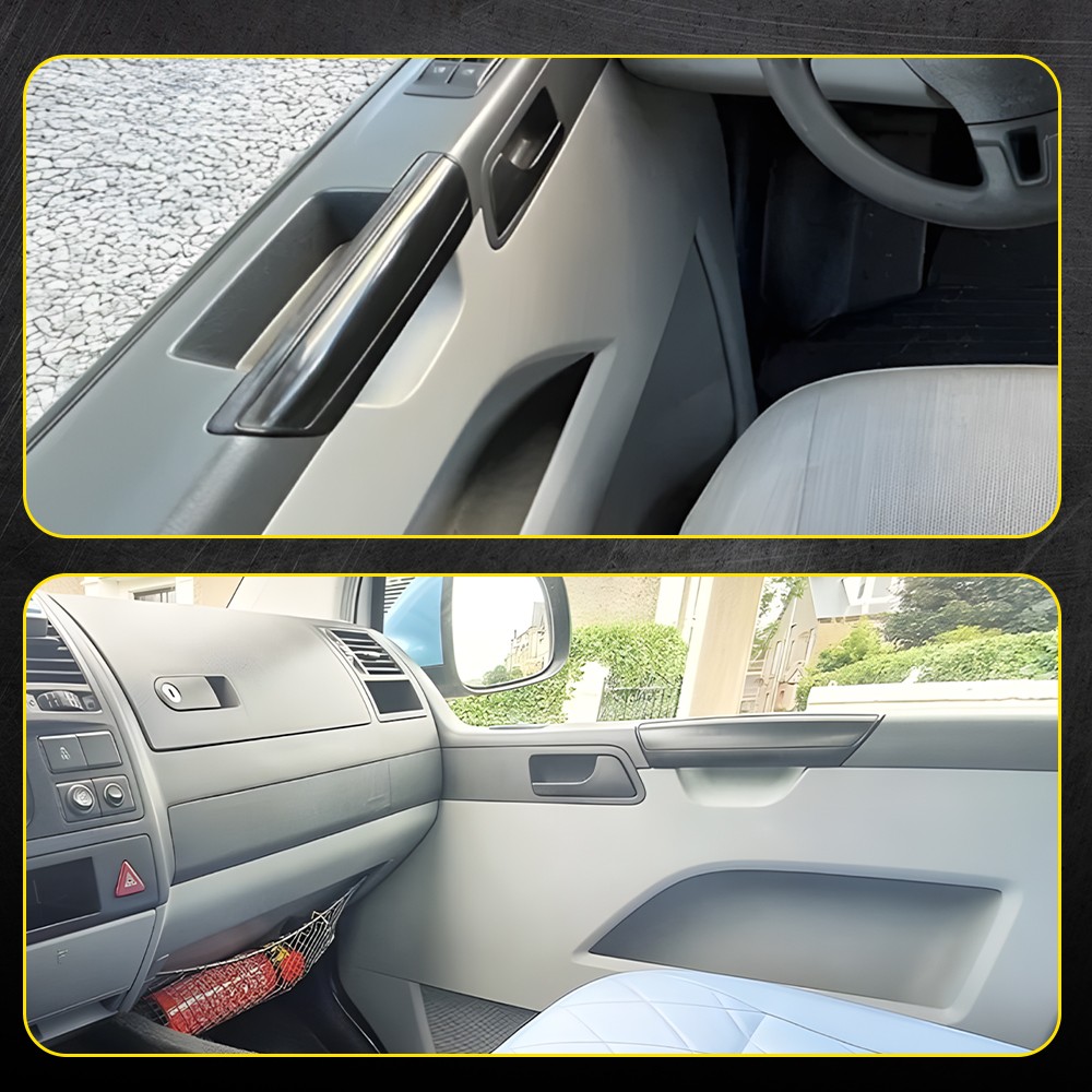 Left & Right Front Interior Door Handle Cover Mount for VW T5 — image 11