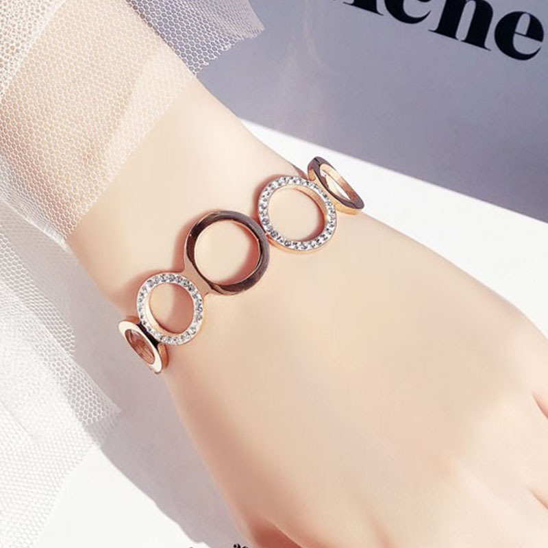 Ins Net Red Fashion All-match Stainless Steel Bracelet