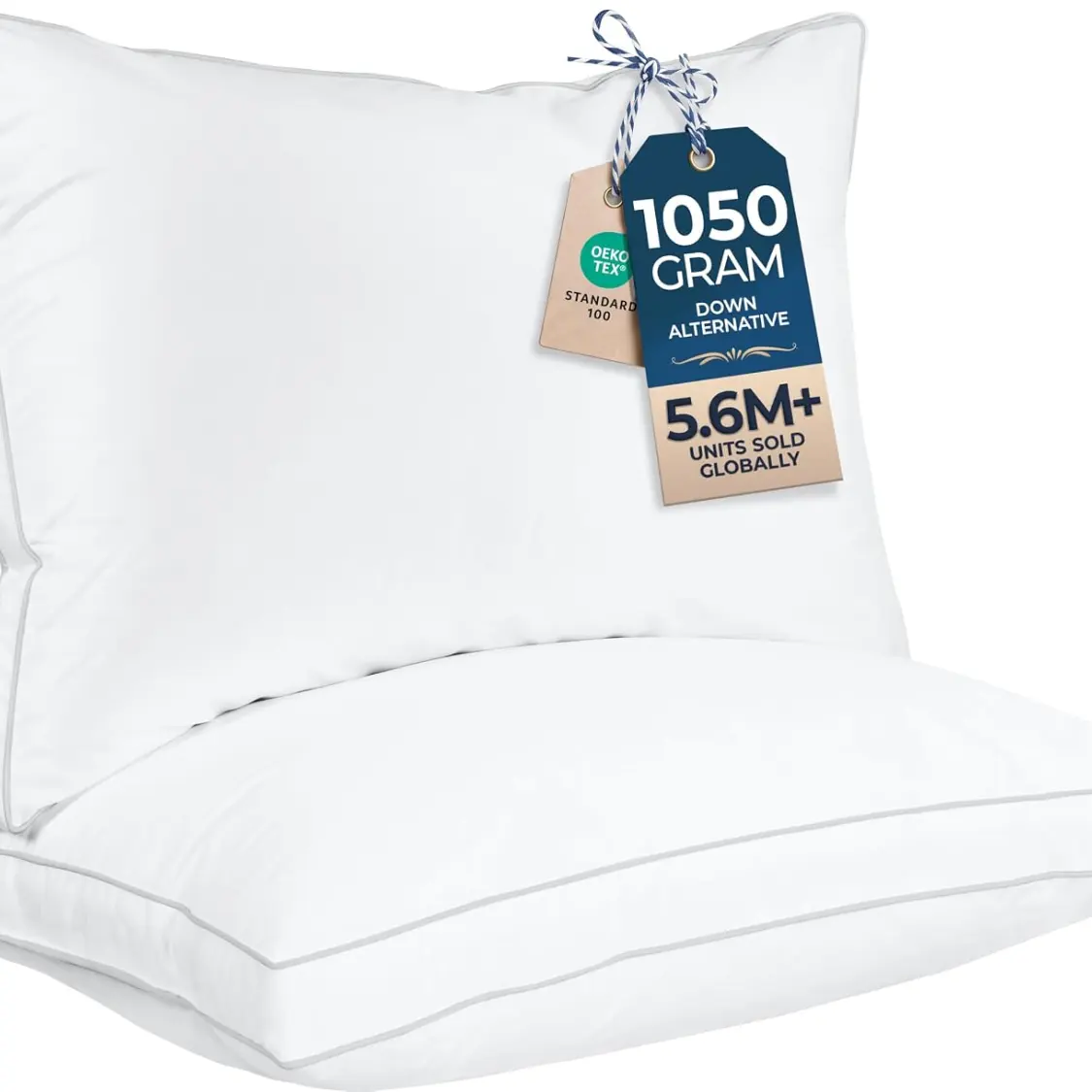 Gusset Bed Pillow, Queen Size Sleeping Soft