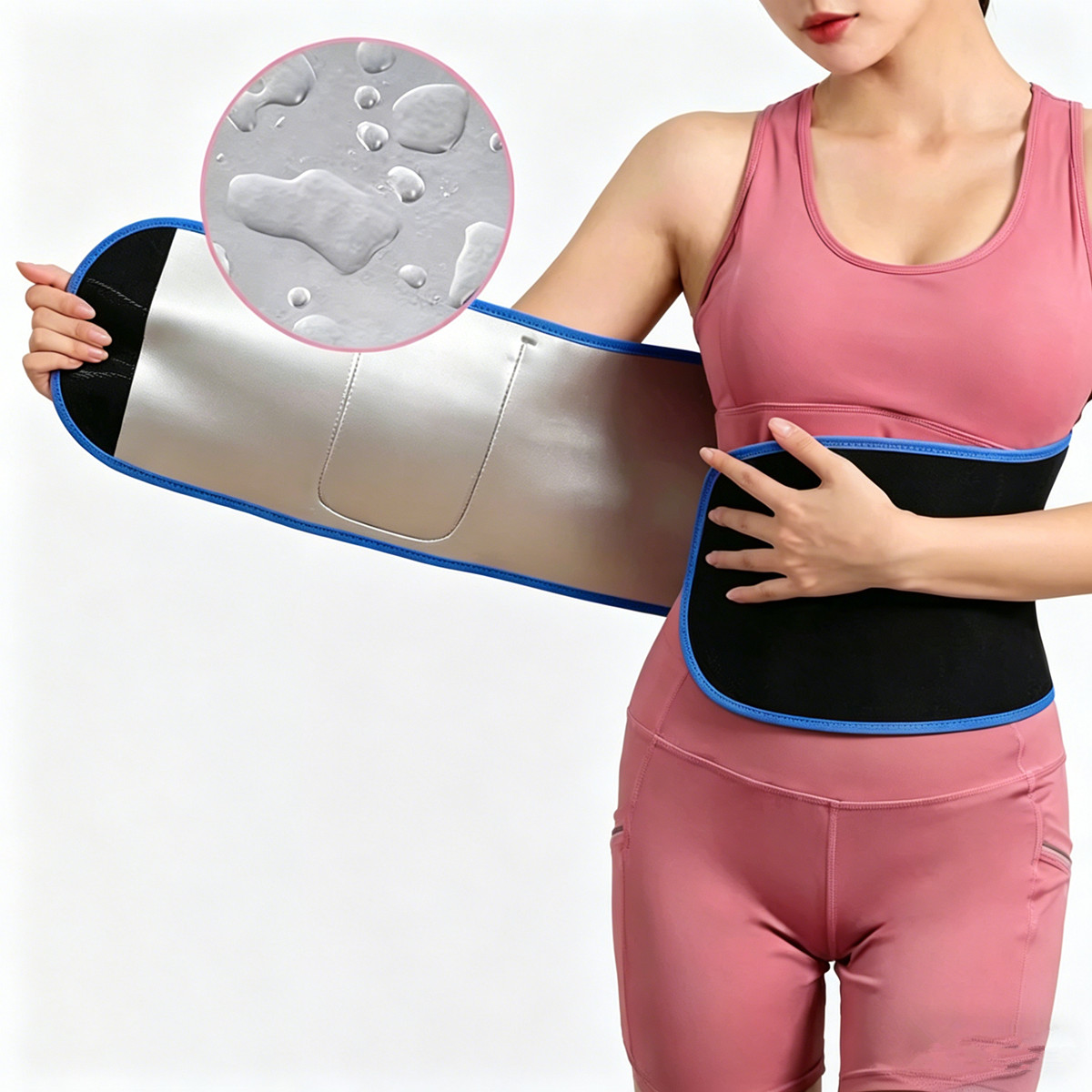 Sweat & Slim Waist Trimmer Belt - Reduce Tummy Size & Burn Fat Effectively — image 5