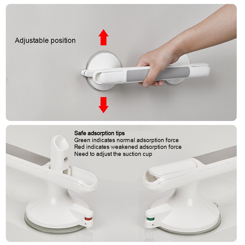 Suction Grab Rail Bar Safe Handle Handrail Disability Bath Shower Safety Support — image 9