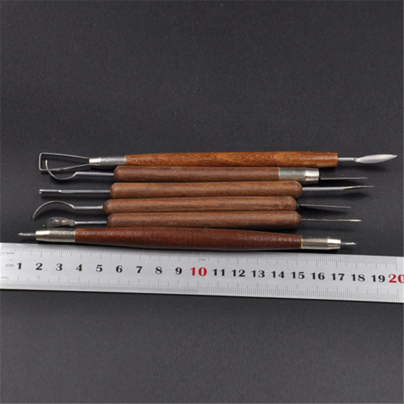 6 Pieces Of Clay Carving Set Wax Carving Pottery