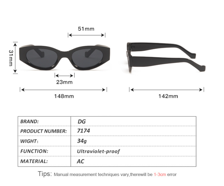 European And American Trend Square Square Sunglasses