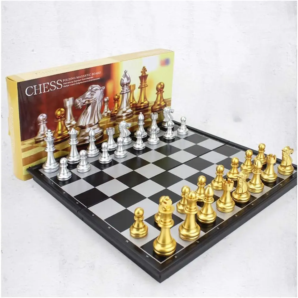 Travel Folding Magnetic Chess Set, 9.8 In