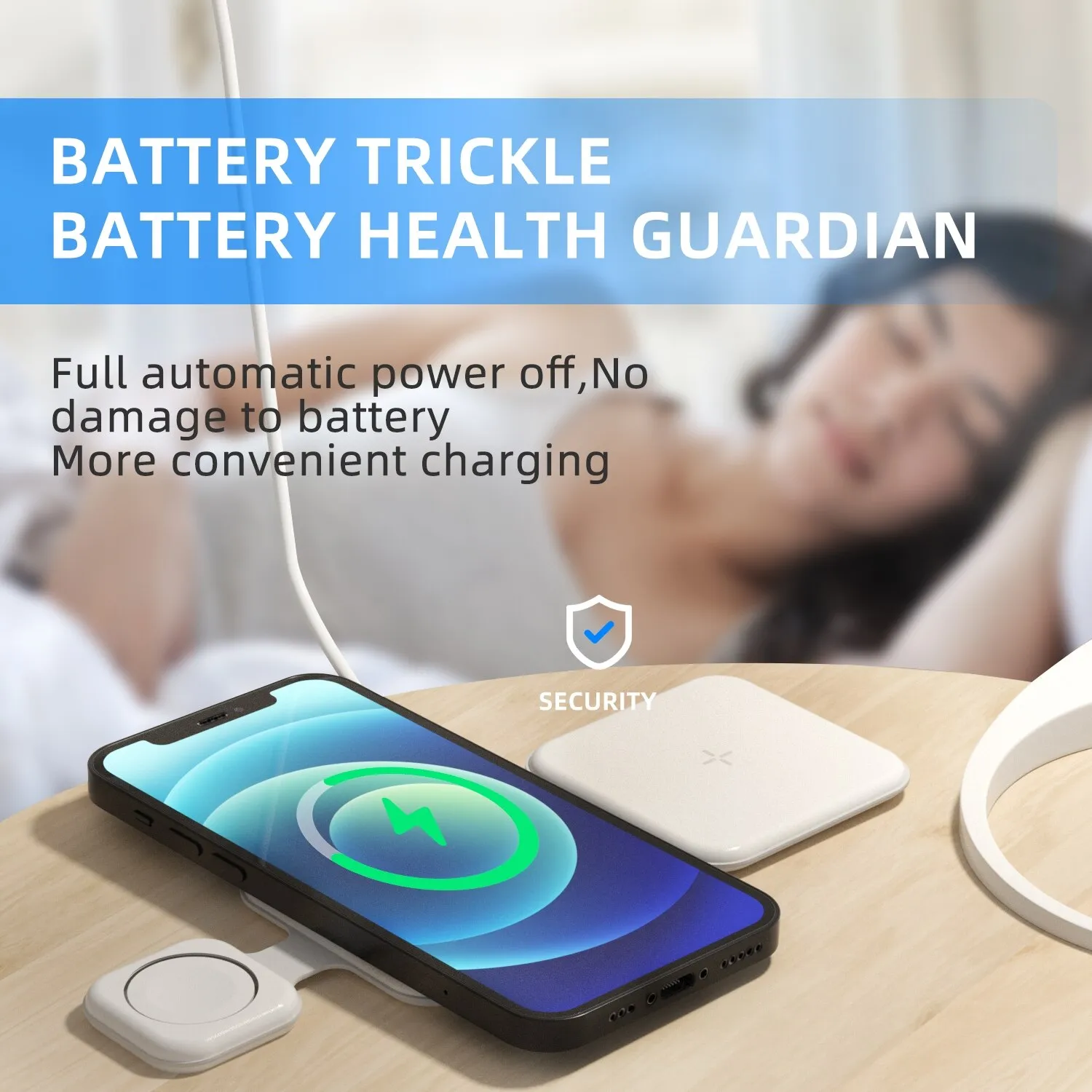 3 In 1 Magnetic Foldable Wireless Charger Charging Station Multi-device Folding Cell Phone Wireless Charger Gadgets – image 4