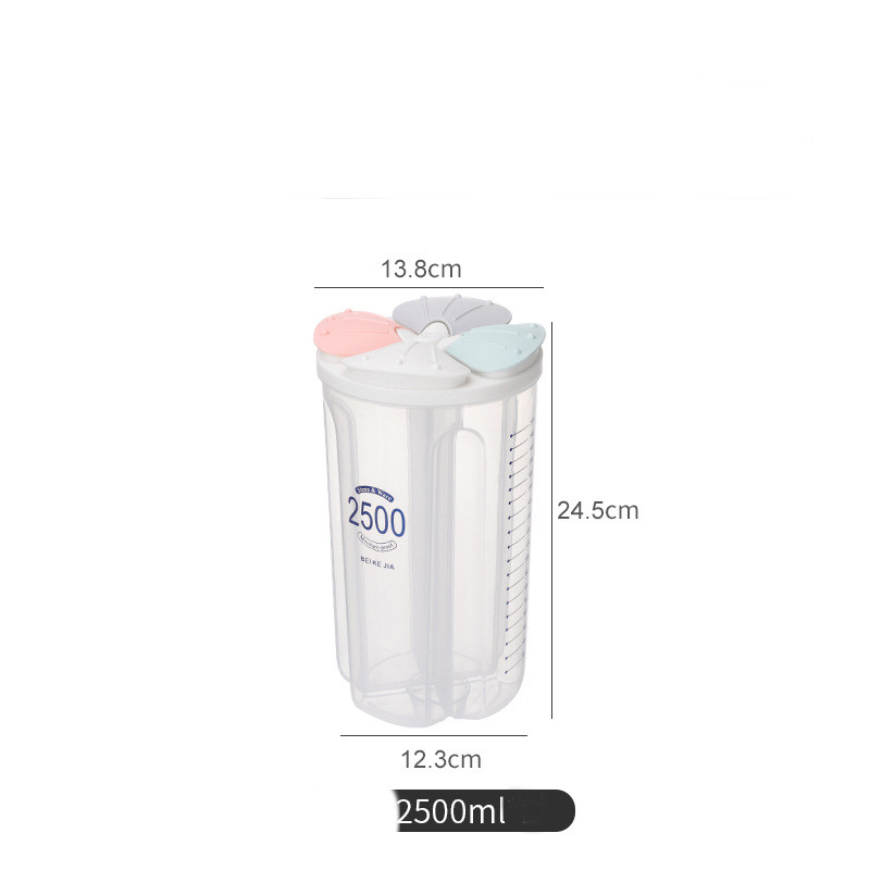 4 Grid Sealed Jar 2500ml