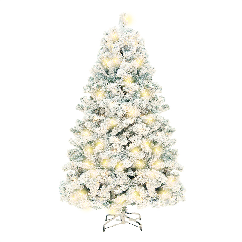 Christmas Tree PVC Artificial Snow Mall Window Decoration Cedar Christmas Decoration Supplies