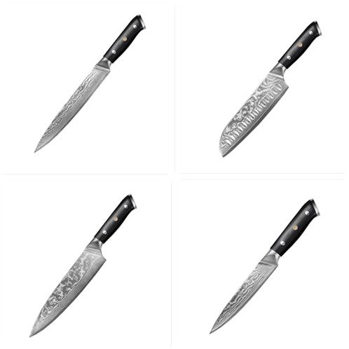 سكين شيف لتقطيع اللحوم من فولاذ دمشق