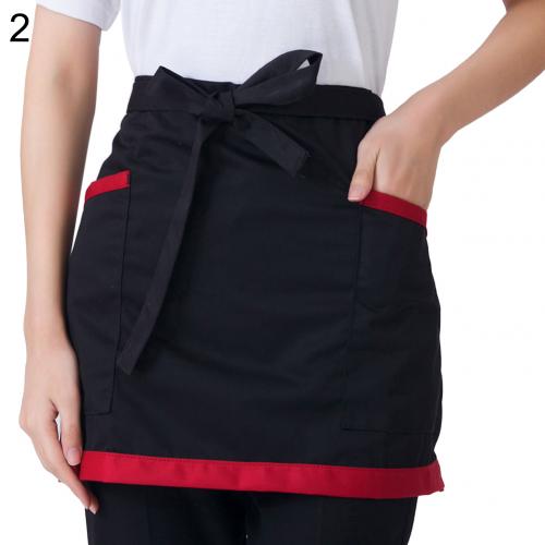 Fashion Color Matching Apron Work Clothes Half