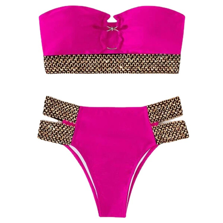 Hollow Beach Bikini Split Swimsuit Girl - Image 6