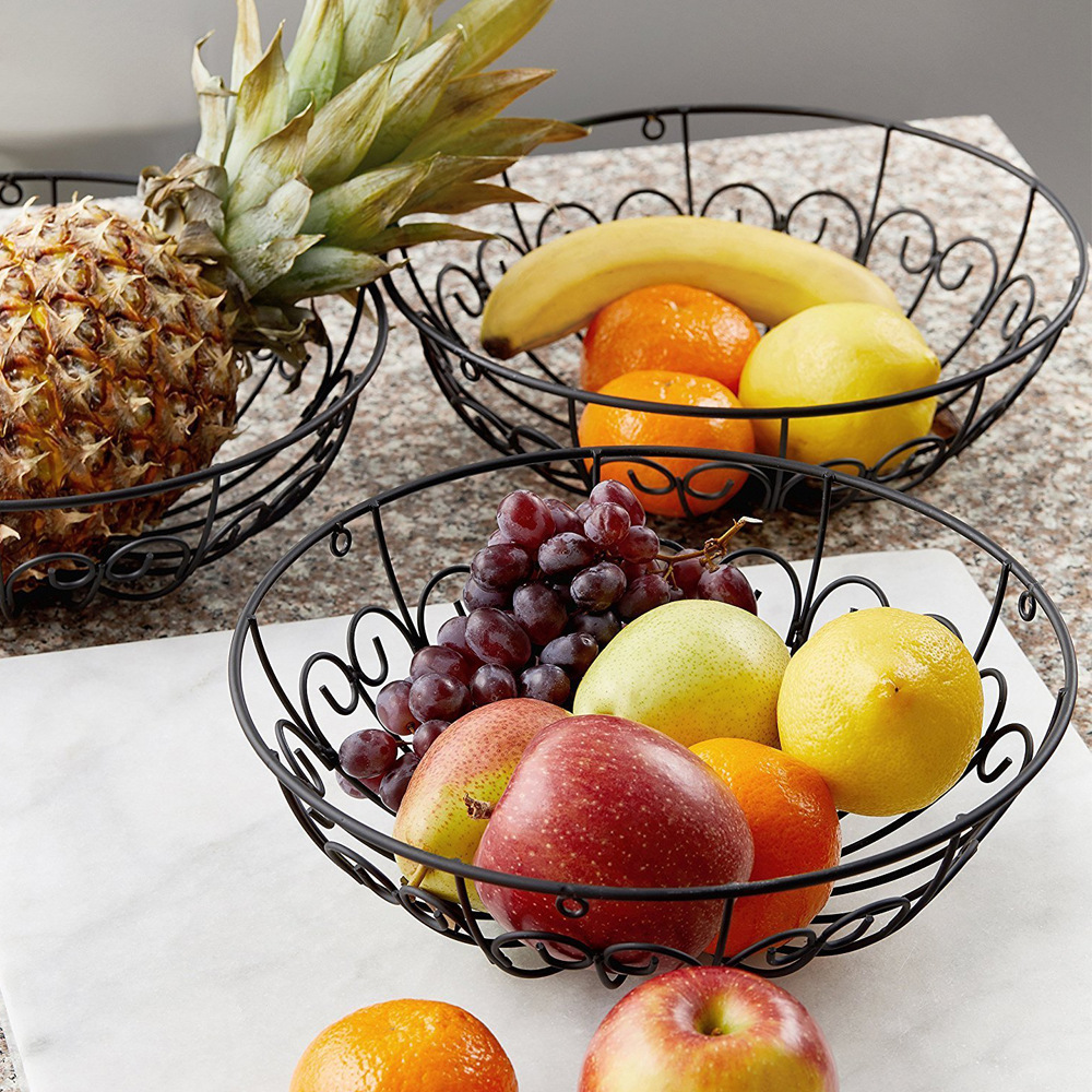 Title 3, Fashion Creative Wrought Iron Fruit Basket