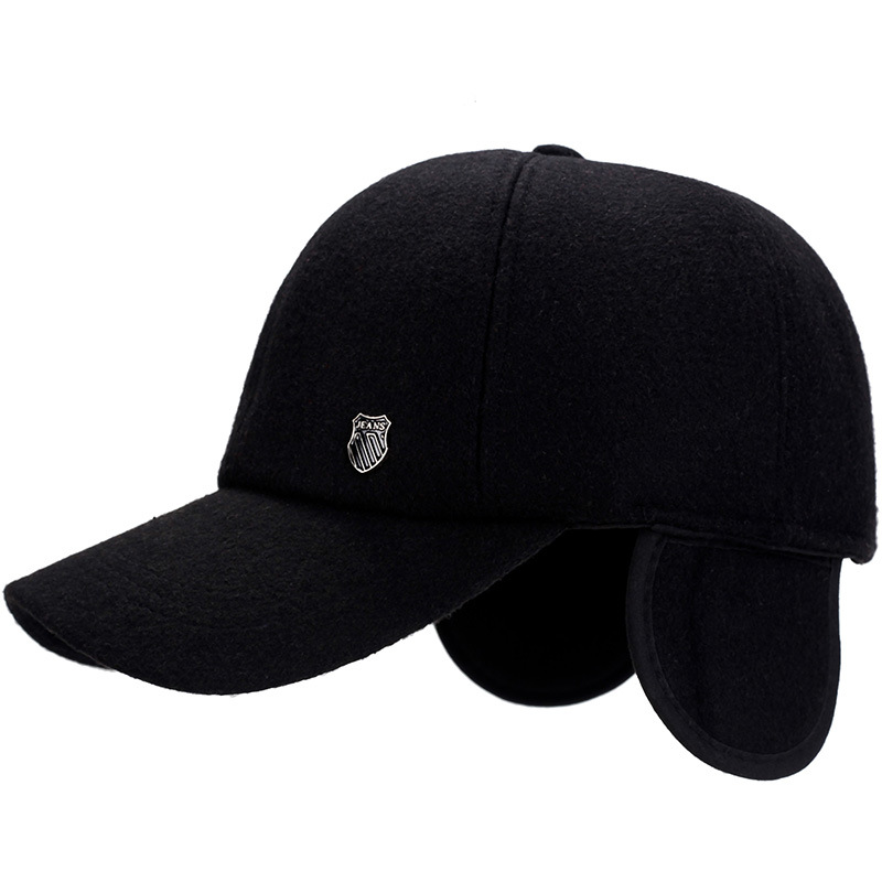 Winter Woolen Ear Protection Dad Hat