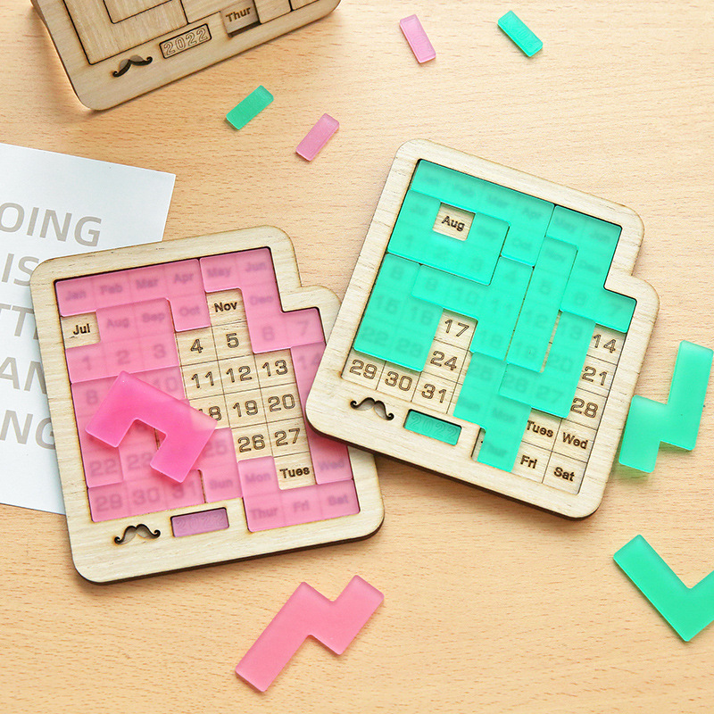 Puzzle Self-abuse  Time Gift Desktop Calendar Decoration