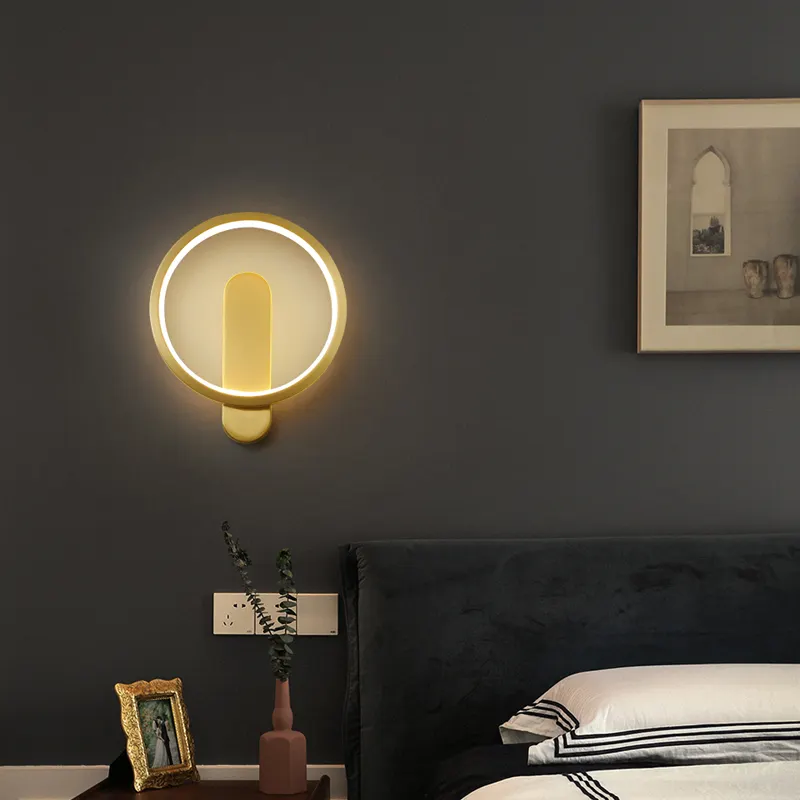 All Copper Wall Lamp Simple And Creative