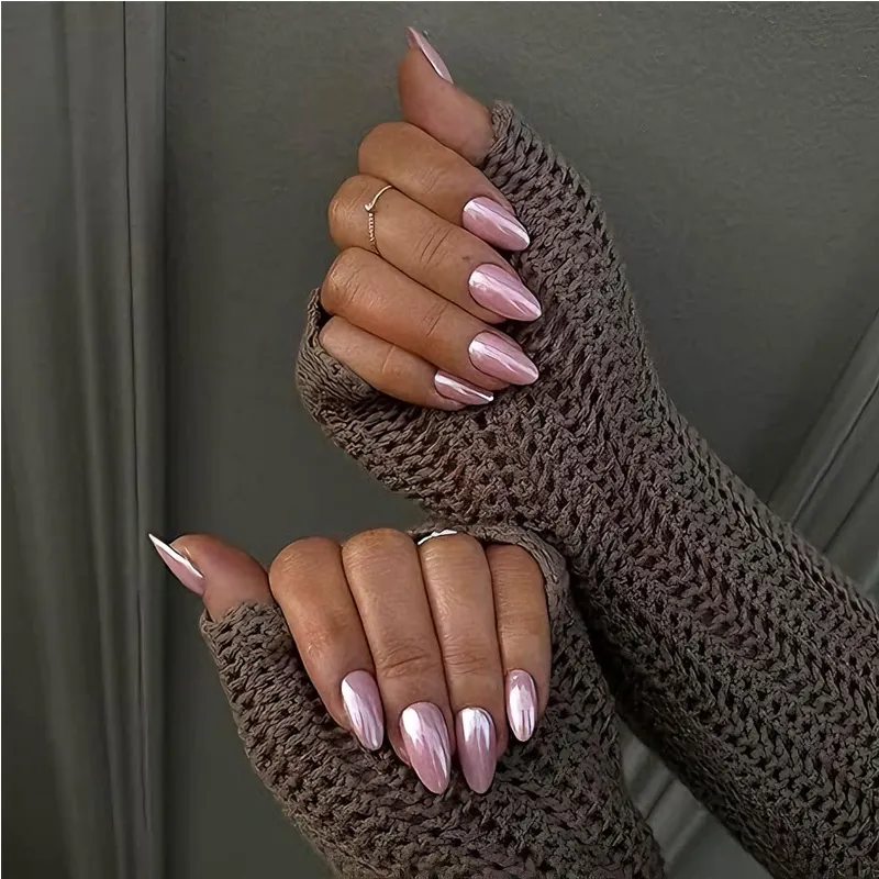 Aurora Powder Nail Art, Length Long Water