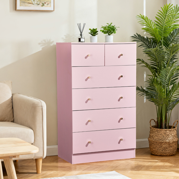 6-Drawer Dresser with Gold Handles, picture 3 of 5