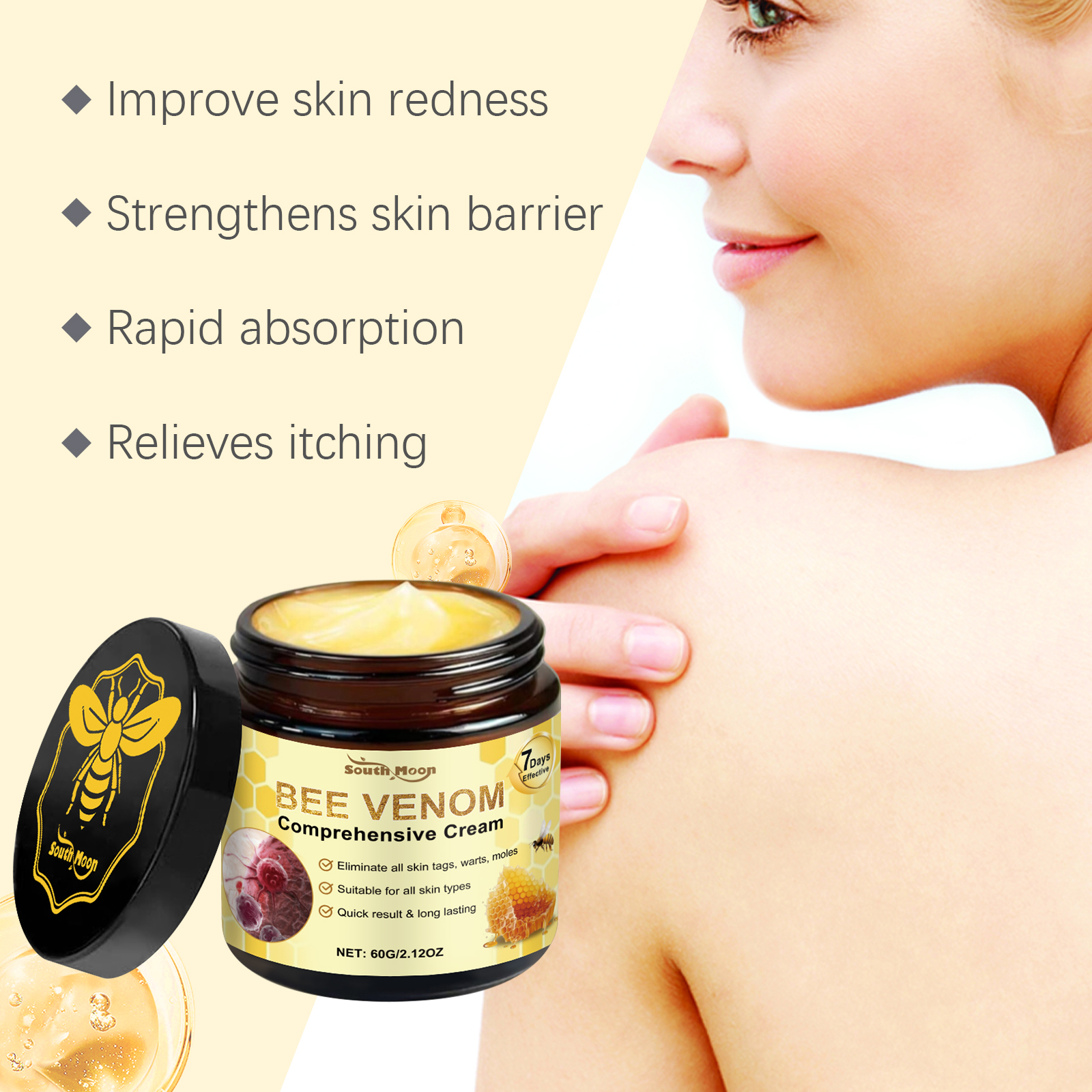 Bee V Enom Skin Care Cream 60g 1 Box