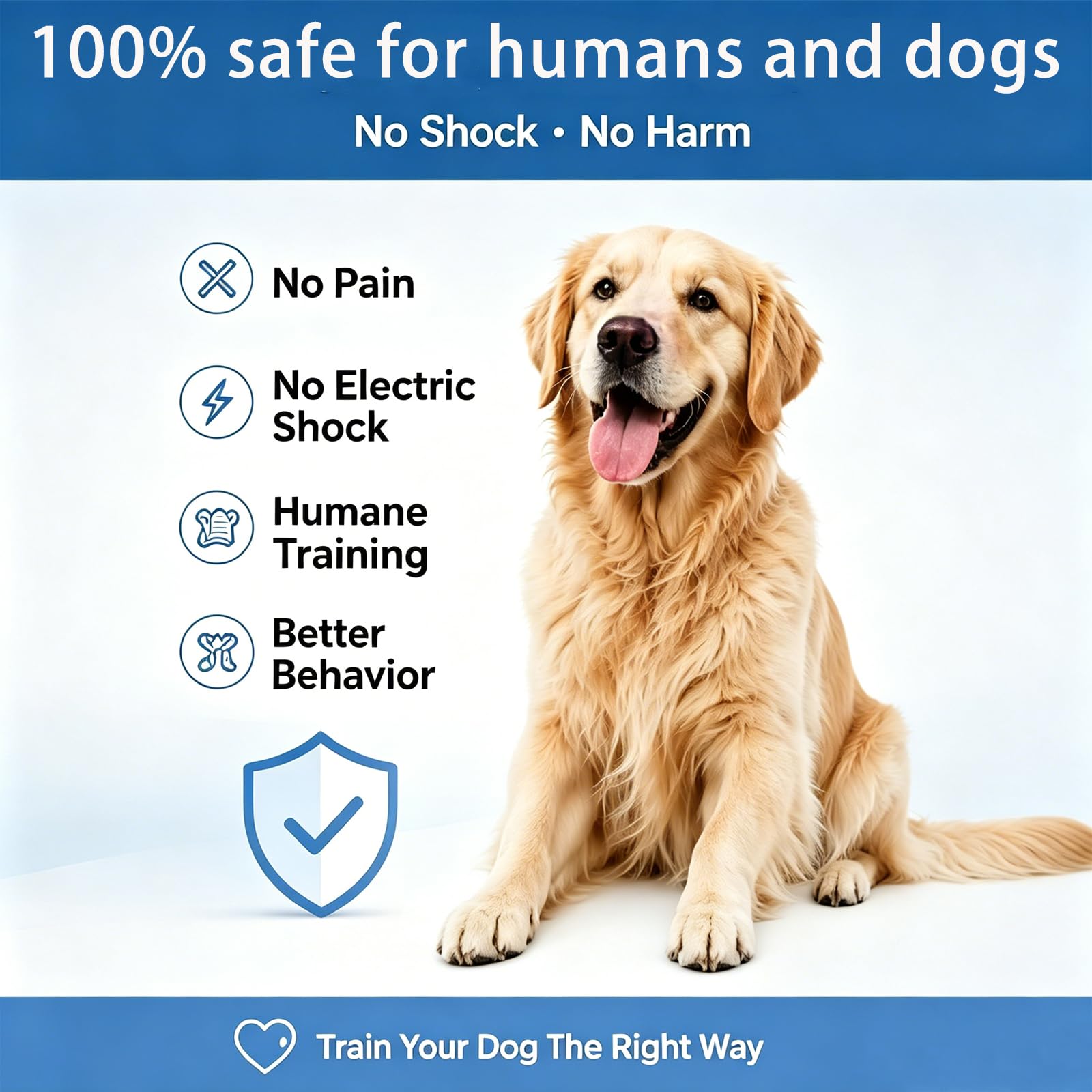 Trainer Ultrasonic For Dogs, Anti Barking Device, Portable Ultrasonic Dog Barking, Anti Barking Dog Training Device With Flashlight With LED Light, 3 Training Modes For Indoor Outdoor — foto 2