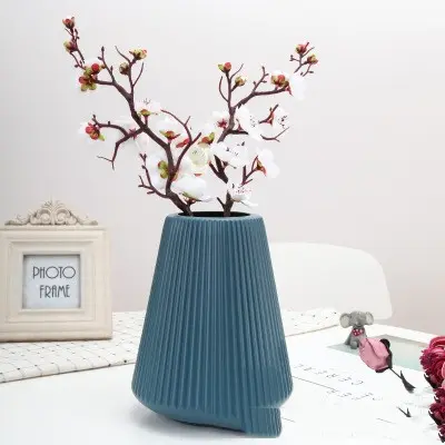Melamine Plastic Colorful Vase Living Room Decorative Flower