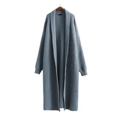 Mink Fleece Sweater Cardigan Fur Coat