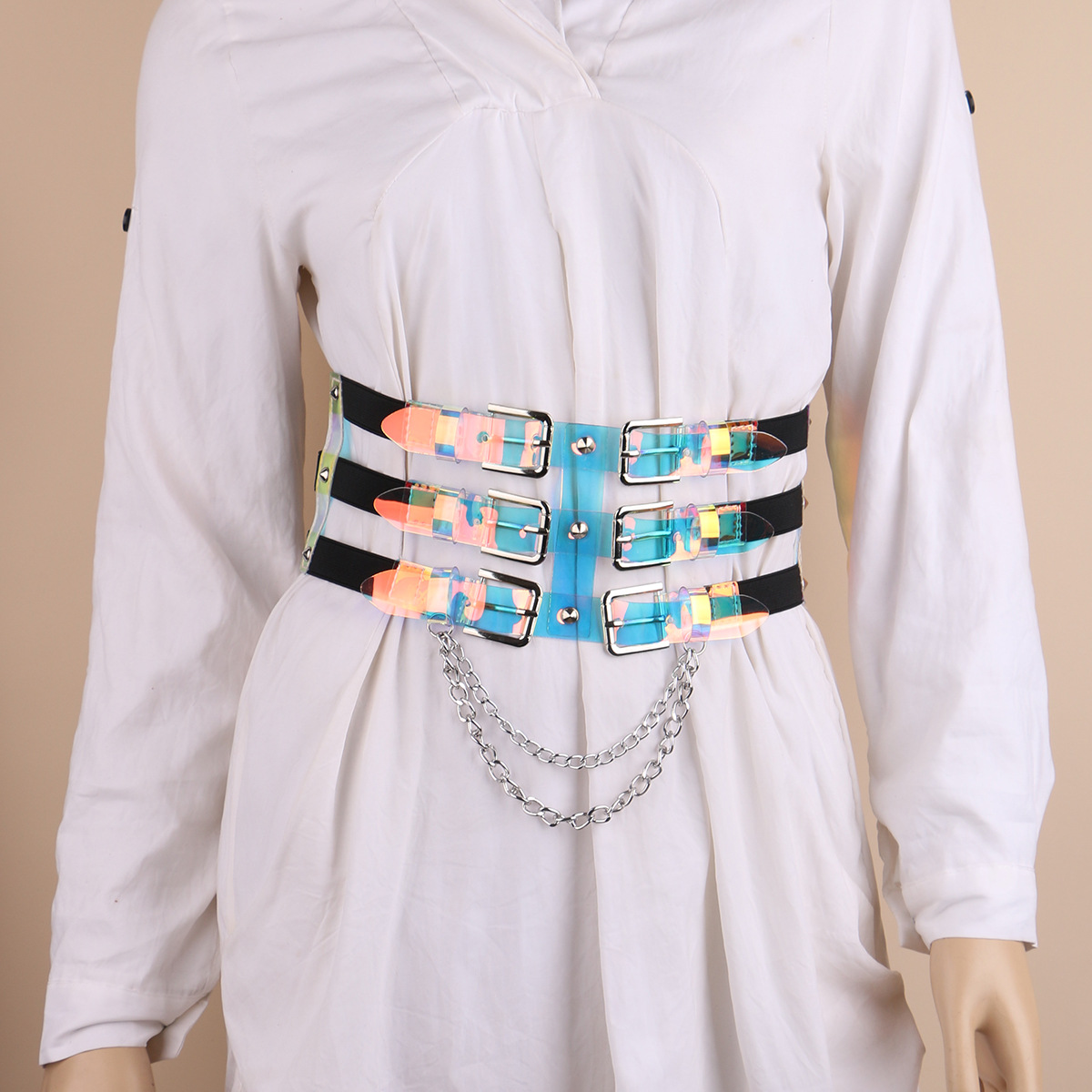 Title 4, Colorful Fashion Performance Hollow Belt