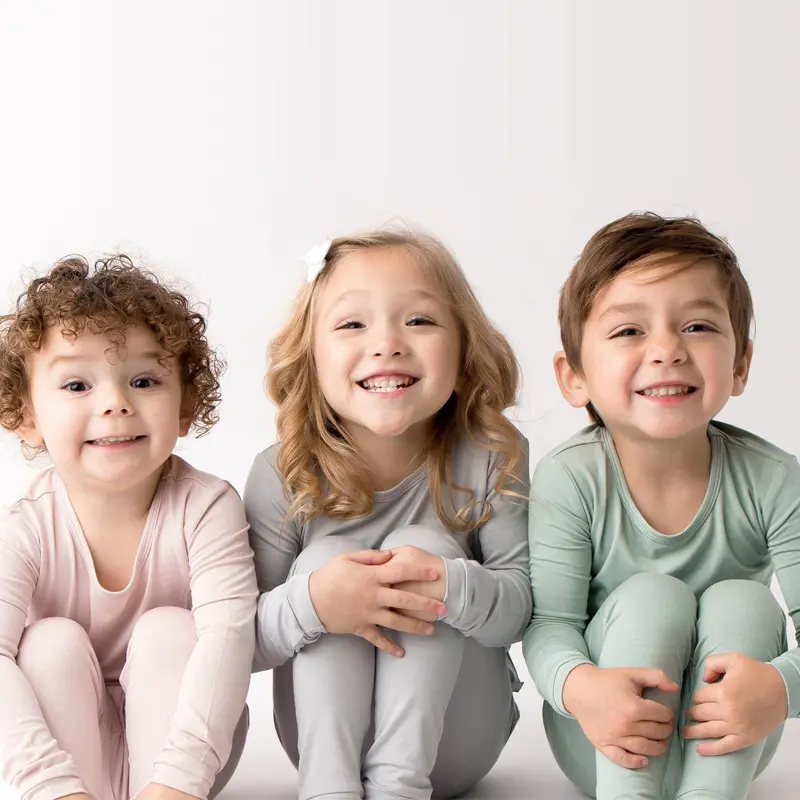 Bamboo Fiber Baby Long Johns Top