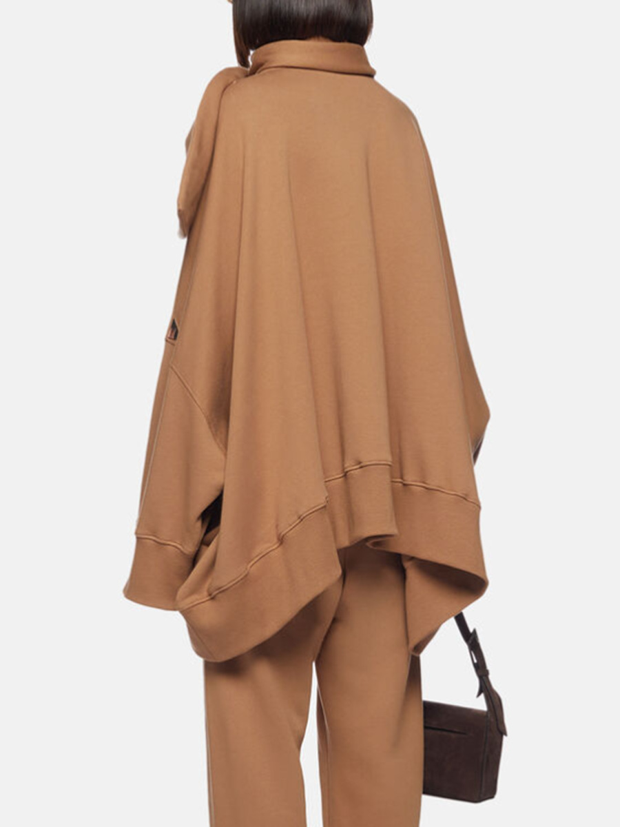 Women's Fashion Casual Style Loose Scarf Collar Sweater