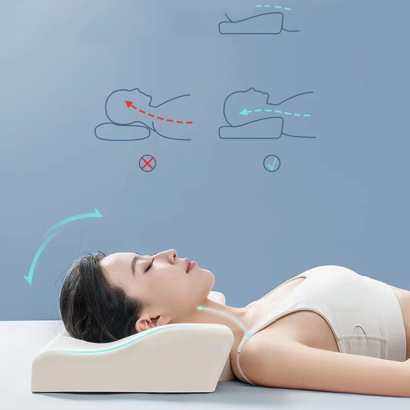 Neck Care Massage Latex Pillow
