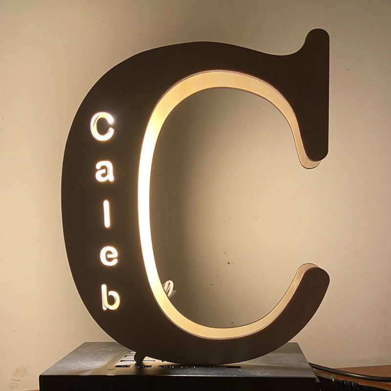 Letter lamp height290