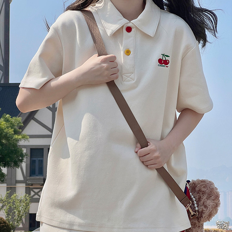 Women's Loose Short Sleeve Casual Sports Suit