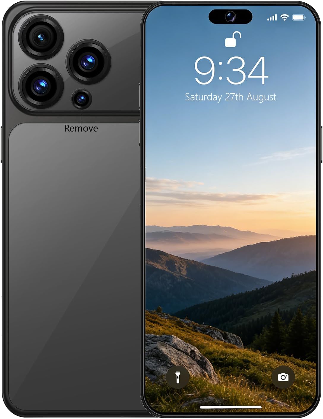 A17 Unlocked Phone Ultra 8GB 256GB Smartphone Android 15 Phone,6800mAh Battery 5G Dual SIM Dual Standby — foto 7