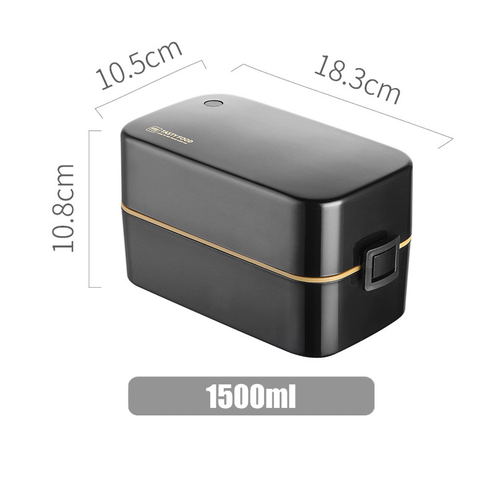 Black 1500ml Insulated Box