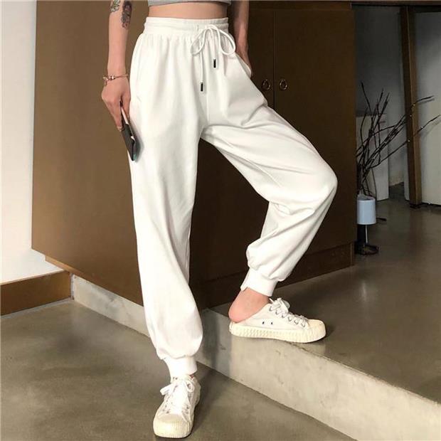 Title 5, White overalls track pants, perfect for workout...