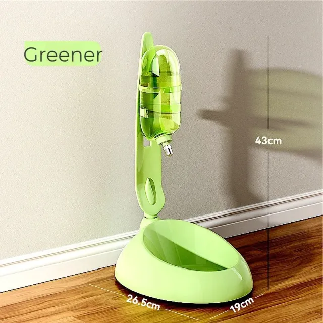 Dog Non Wet Mouth Automatic Rabbit Drinker Cat Water Bottle Unplugged Pet Drinker Set Green - Shop at LoveMi