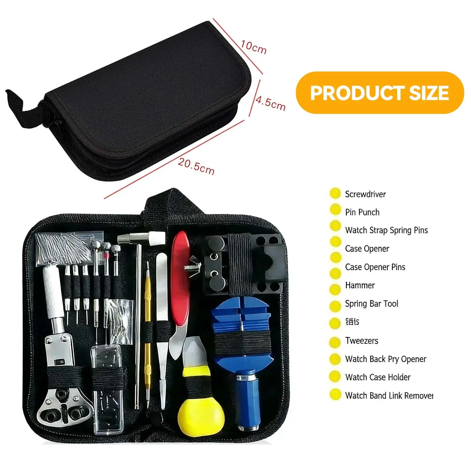Watch Repair Tool Kit Back Case Opener