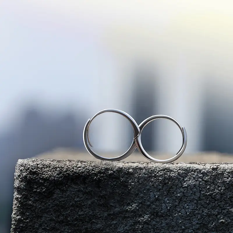 Couple's Sterling Silver Ring For Men And Women
