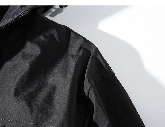 Fashion Personalized Hooded Print Men's Jacket