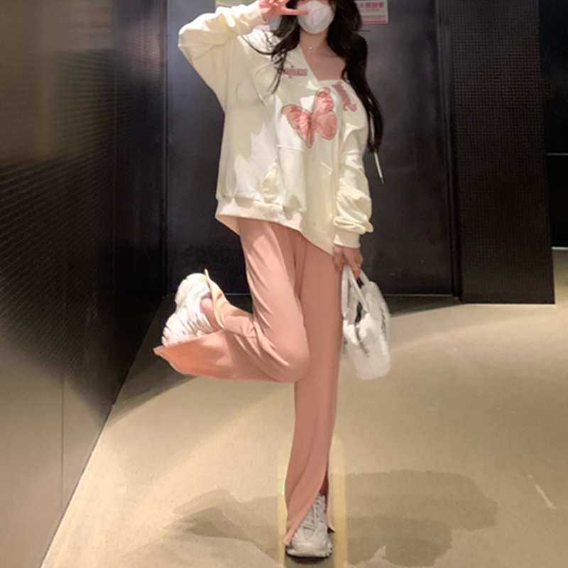 Women's Hollow Loose Wide Leg Pants