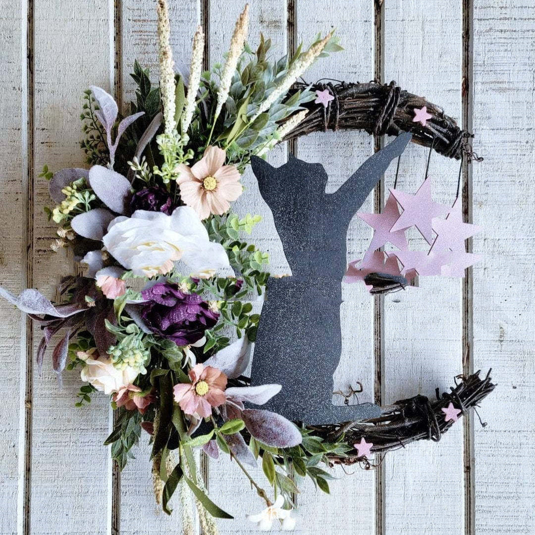 Halloween Kitty Door Hanging Decoration Garland (1