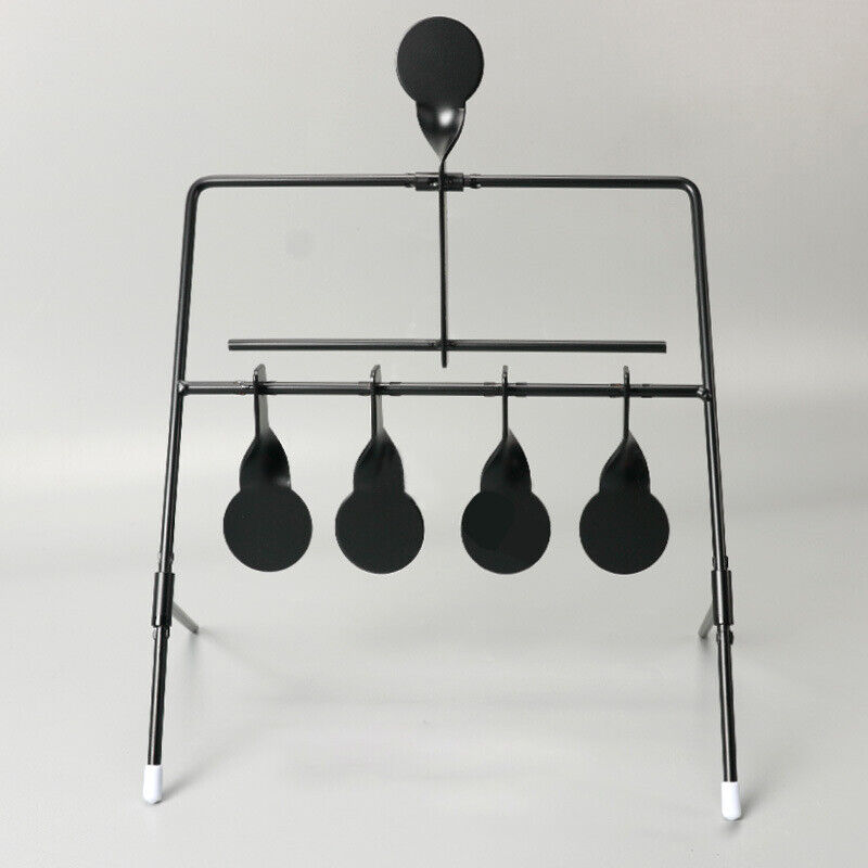 5x Targets Self Resetting Spinning Air Gun Rifle Shooting Metal Swing Target Set — image 5