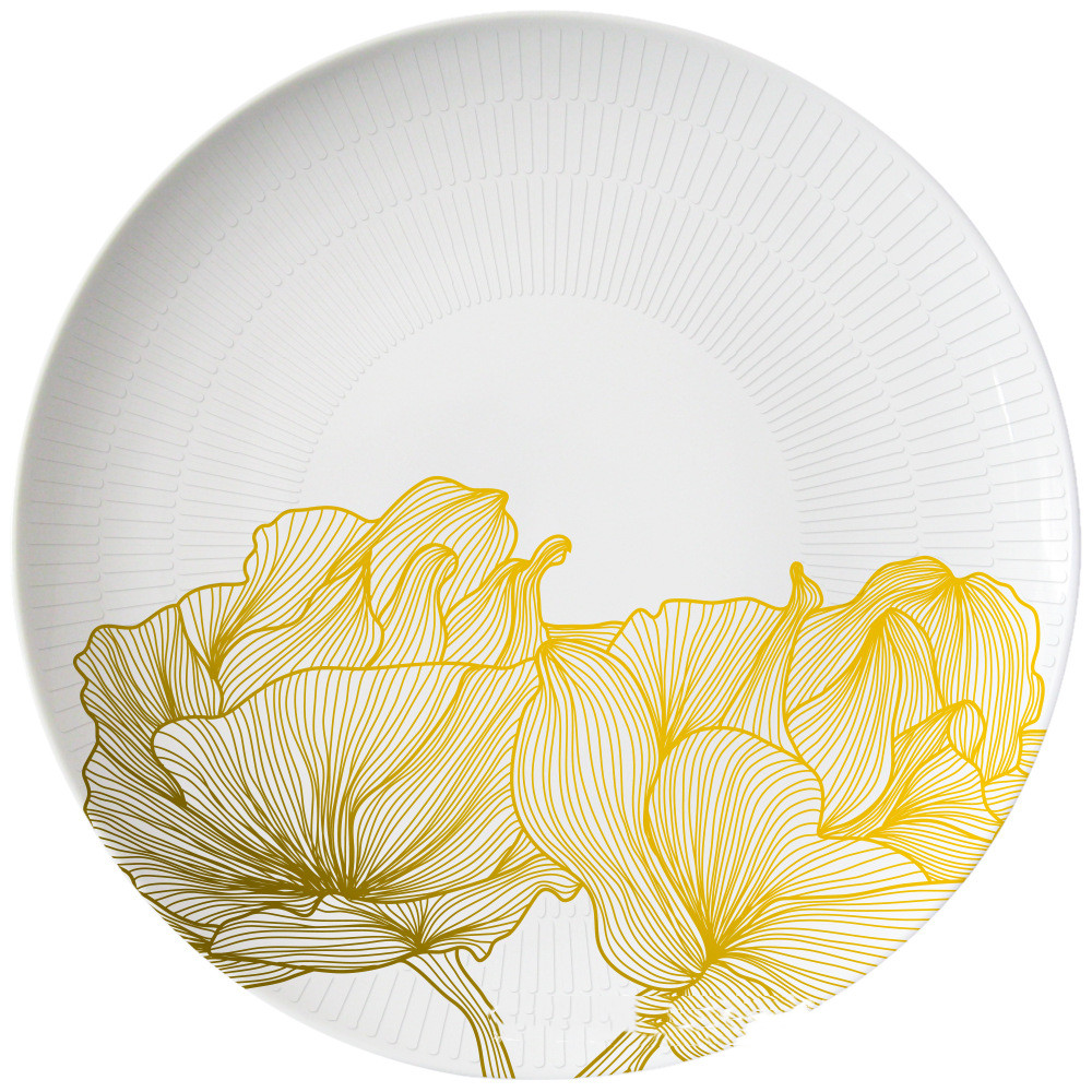 Title 16, Creative Relief Bloom Household Cold Dish Plate...