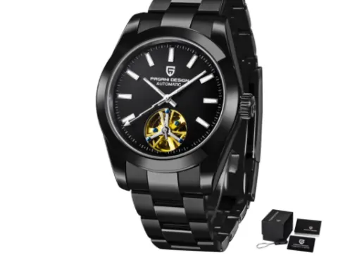 PAGANI 1658 New Automatic Mechanical Watch Stainless Steel Strap