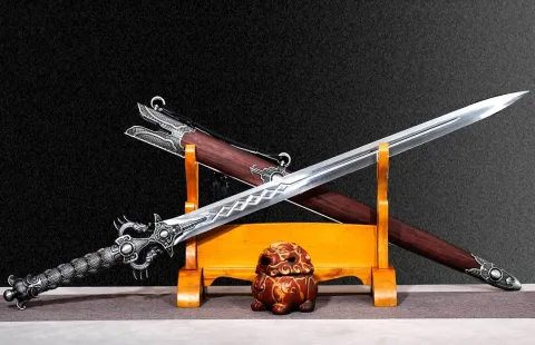 Lilong Sword One-piece High Manganese Steel Collectible Cold Weapon
