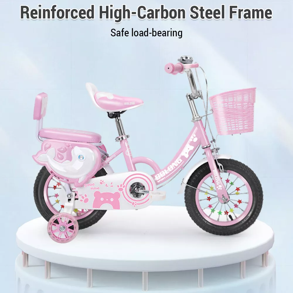 12-16Inch Kids Bike For 2-10 Years Old Children Girls Bicycle Cycling Stabiliser — image 3