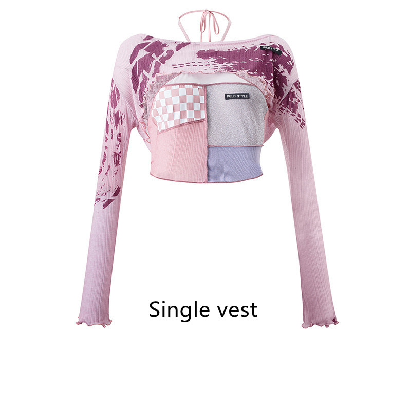 Women Two Piece Long Sleeved T Shirt