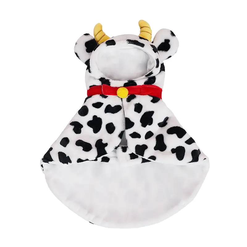 Cow Cloak Cat Clothes Four Seasons Warm Cat Cloak